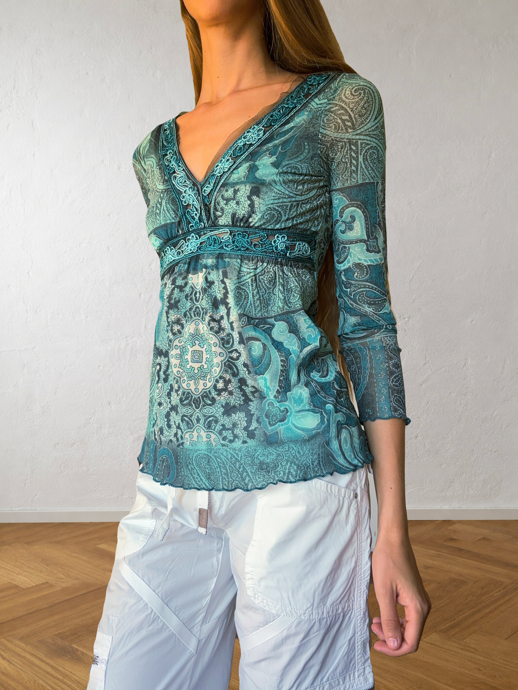 Y2K fairy half-sleeve top