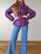 Giubbotto Adidas Vintage viola anni 2000