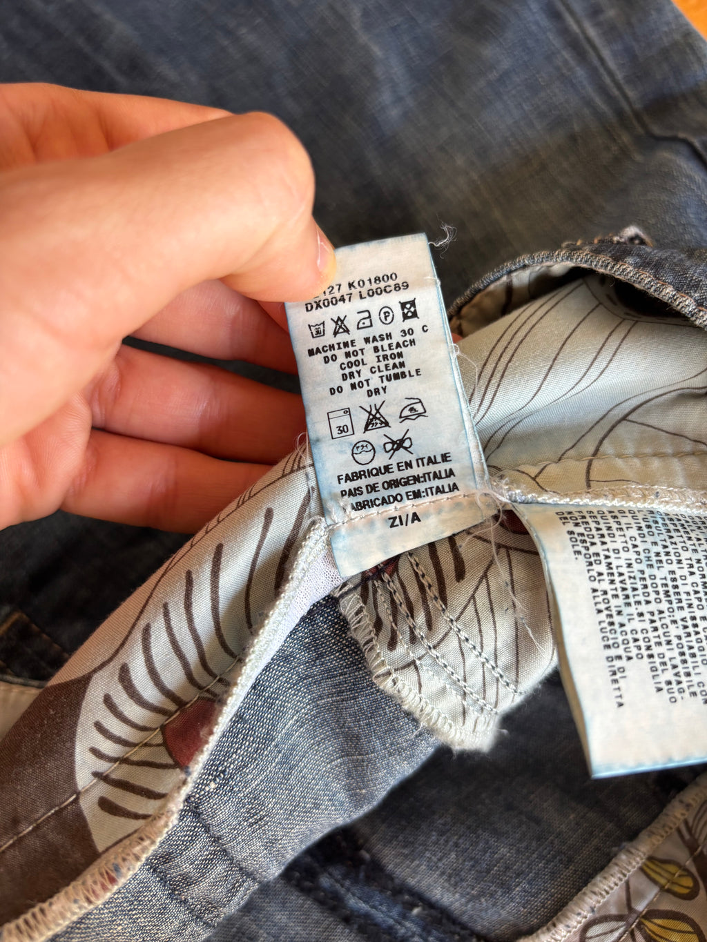 Gonna Miss Sixty al ginocchio in jeans e lino