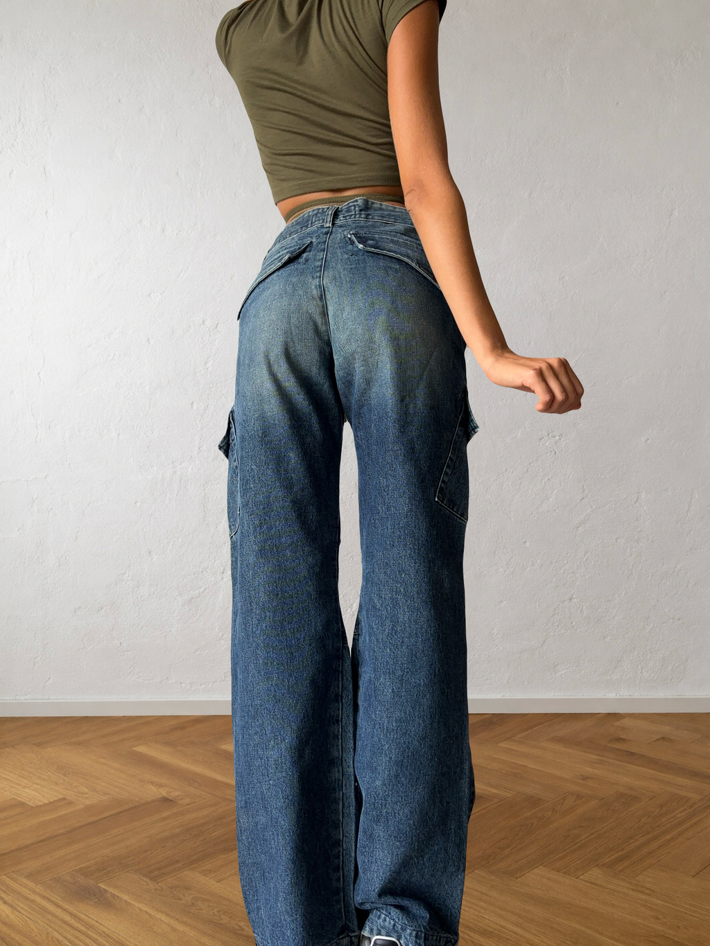 Jeans cargo svasati anni 90
