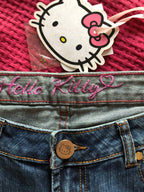 Jean Hello Kitty taille basse années 2000