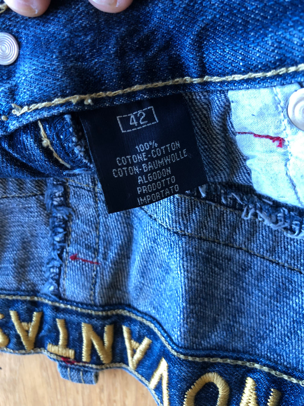 Jeans Capri cargo a vita bassa anni 2000