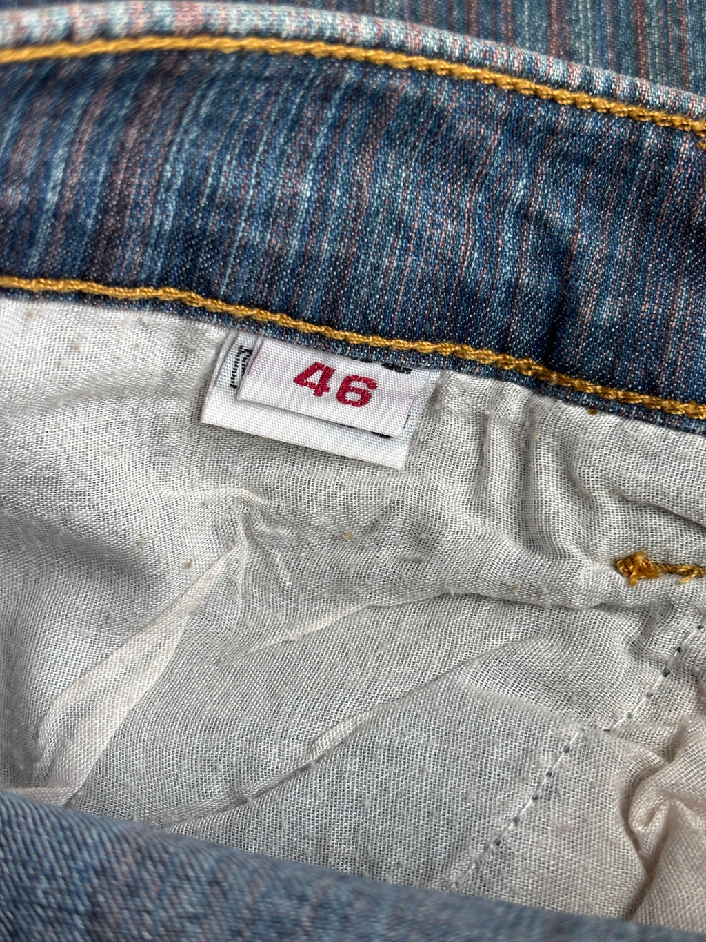 Jeans svasati con disegni fatti a mano anni 2000