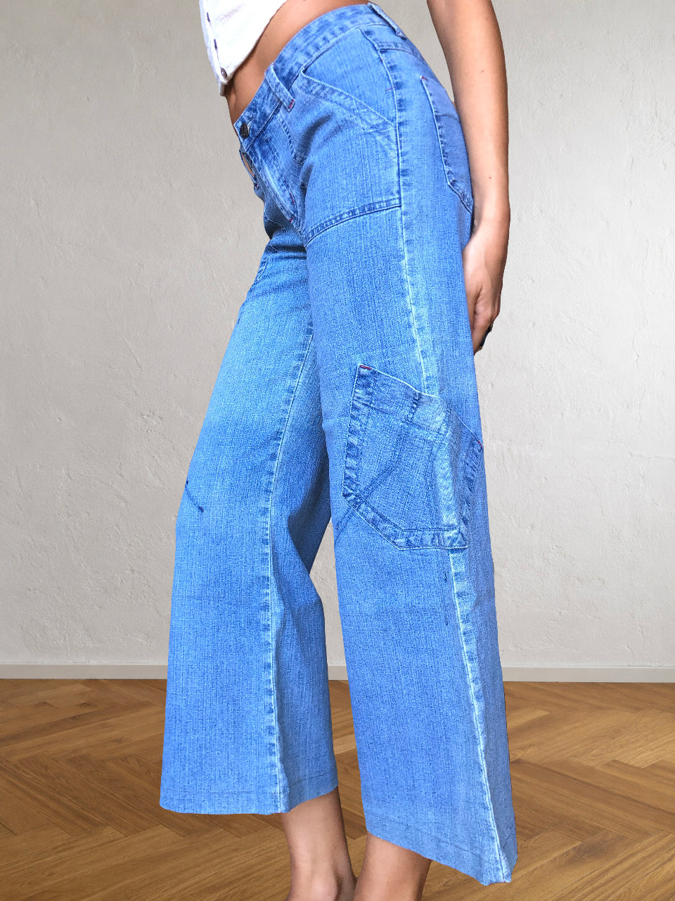Jeans Vintage anni 90. Cargo Tasche diagonali