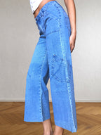 Jeans Vintage anni 90. Cargo Tasche diagonali
