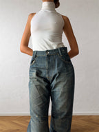 90s Energie Miss Sixty cargo jeans with back zipper