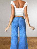 Jeans Vintage anni 90. Cargo Tasche diagonali
