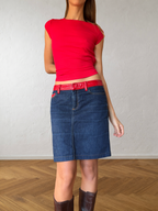 Gonna Dolce e Gabbana anni 90 in jeans