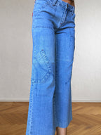 Jeans Vintage anni 90. Cargo Tasche diagonali