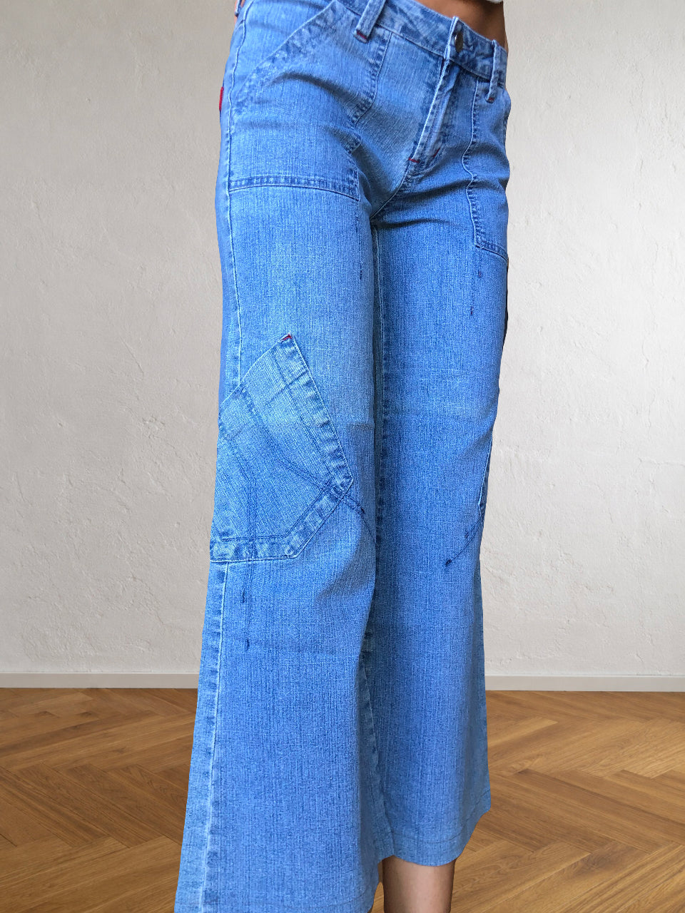 Jeans Vintage anni 90. Cargo Tasche diagonali