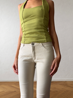 1990s beige Hugo Boss trousers