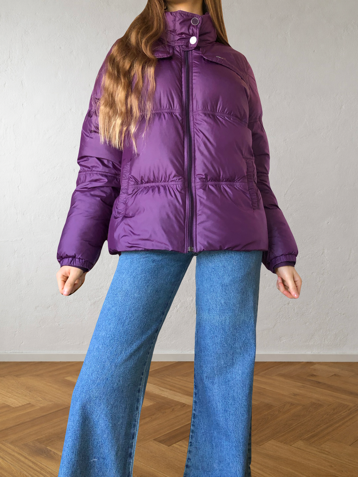 Giubbotto Adidas Vintage viola anni 2000