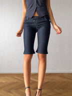 Short en jean taille basse années 2000