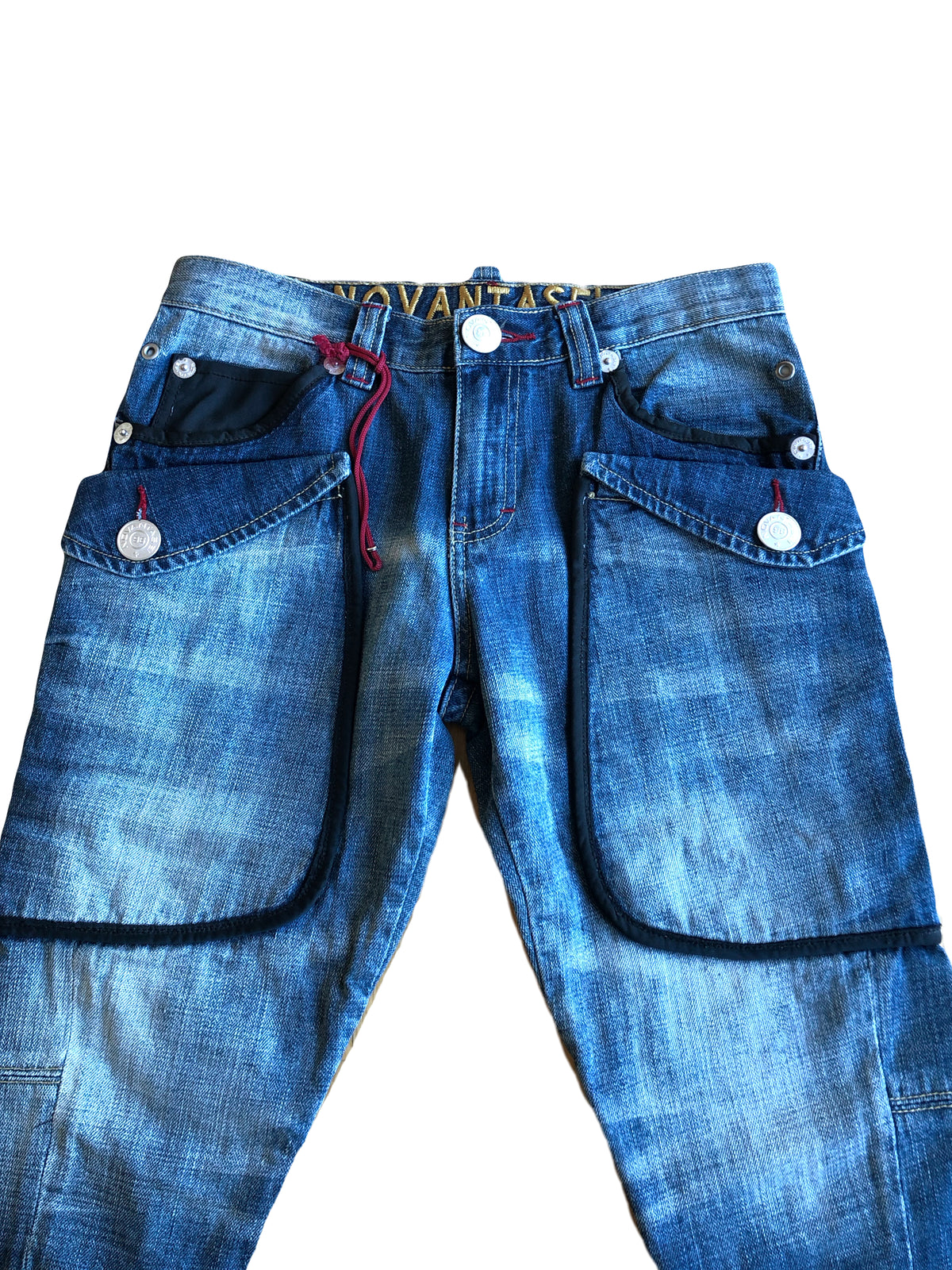 Jeans Capri cargo a vita bassa anni 2000