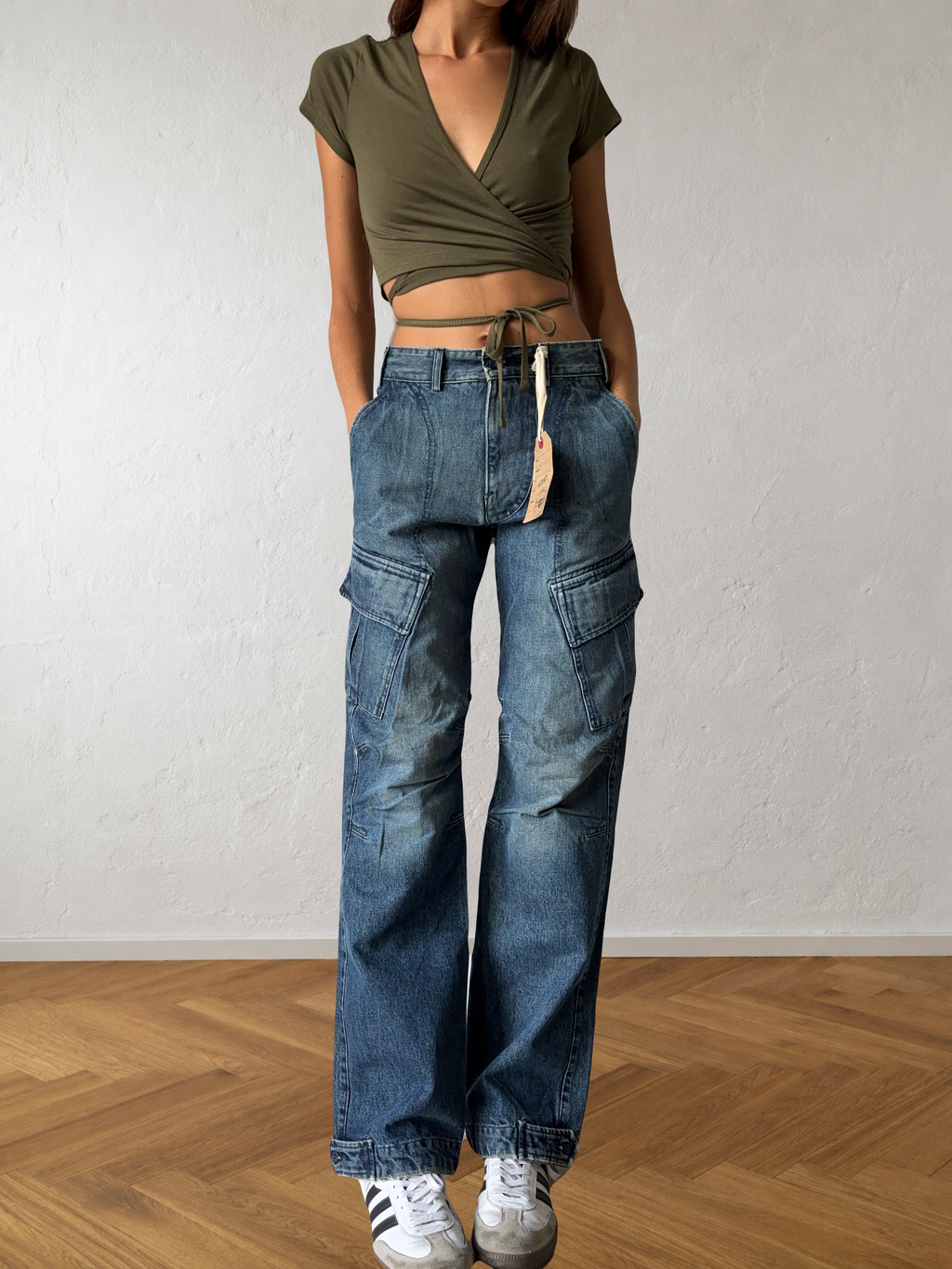 Jeans cargo svasati anni 90