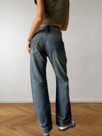 Jean Energie baggy gris évasé années 90