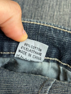 Jeans svasati cargo con disegni fatti a mano anni 2000