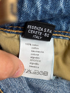 Jeans anni 90 gamba ampia dettagli cargo