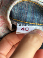 Jeans svasati disegni fatti a mano anni 2000
