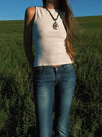 Jeans svasati Bootcut a vita bassa anni 2000