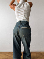 90s Energie Miss Sixty cargo jeans with back zipper