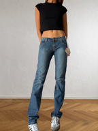 Jean Hello Kitty taille basse années 2000