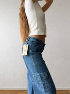 Good&Liu 90s flared cargo jeans