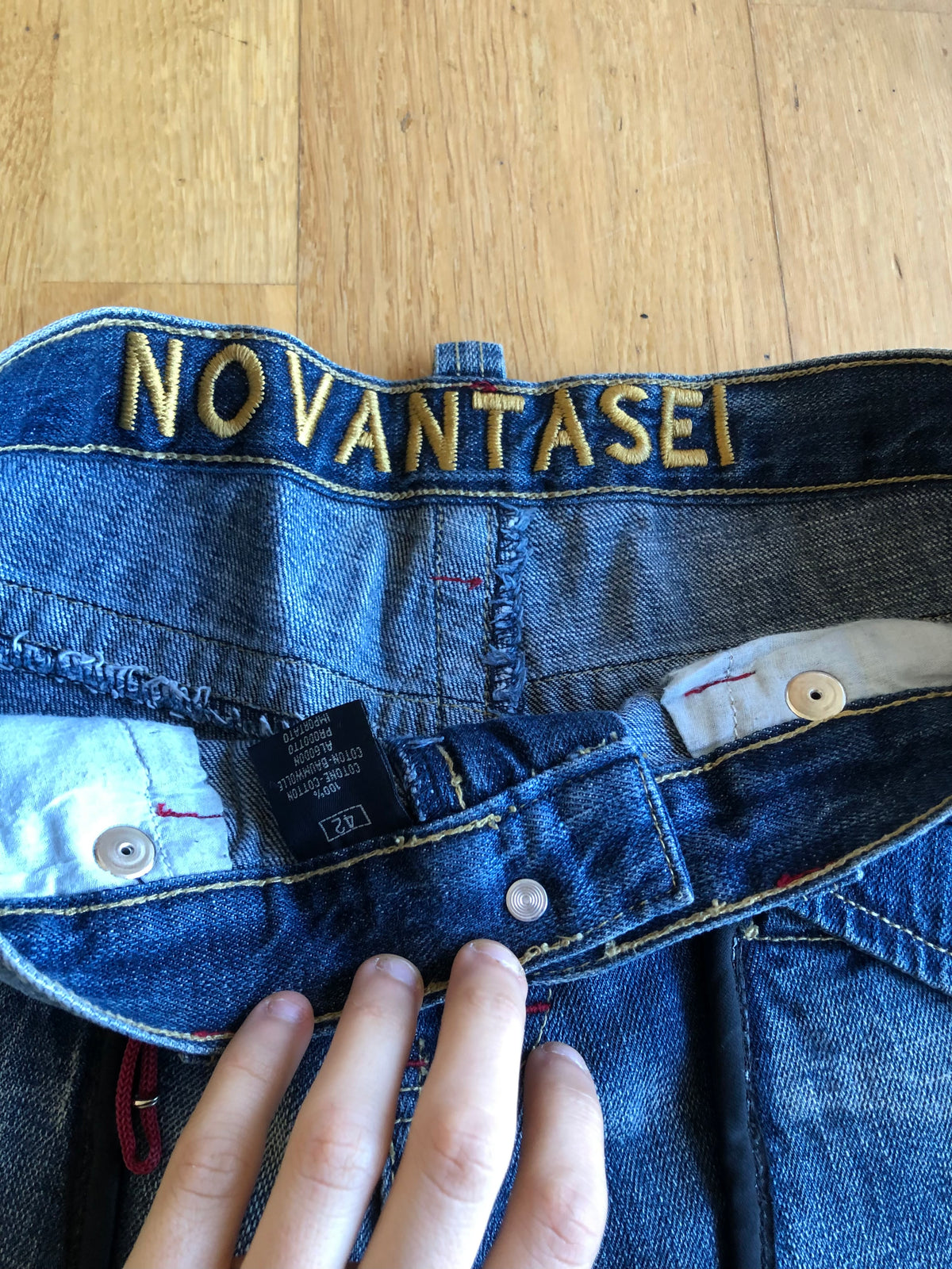Jeans Capri cargo a vita bassa anni 2000