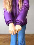 Giubbotto Adidas Vintage viola anni 2000