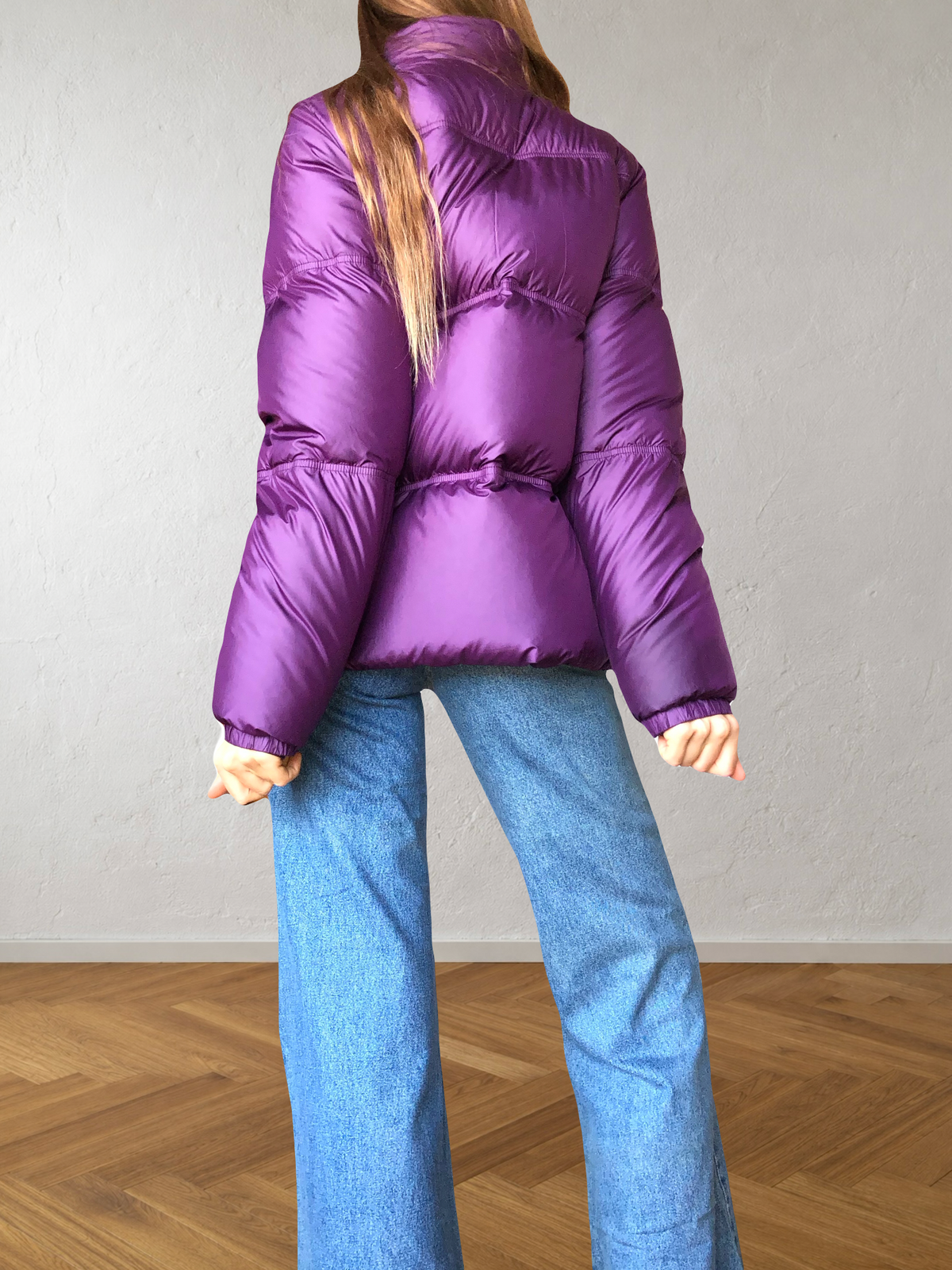 Giubbotto Adidas Vintage viola anni 2000