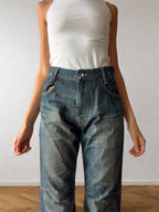 90s Energie Miss Sixty cargo jeans with back zipper