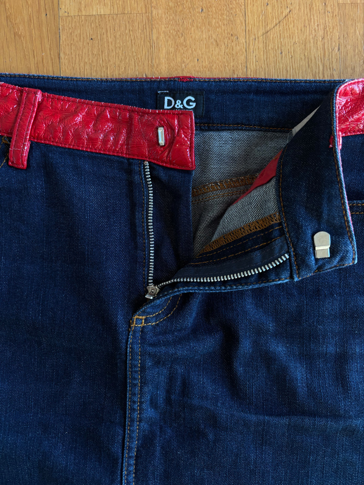 Gonna Dolce e Gabbana anni 90 in jeans