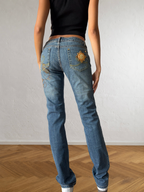 Jean Hello Kitty taille basse années 2000