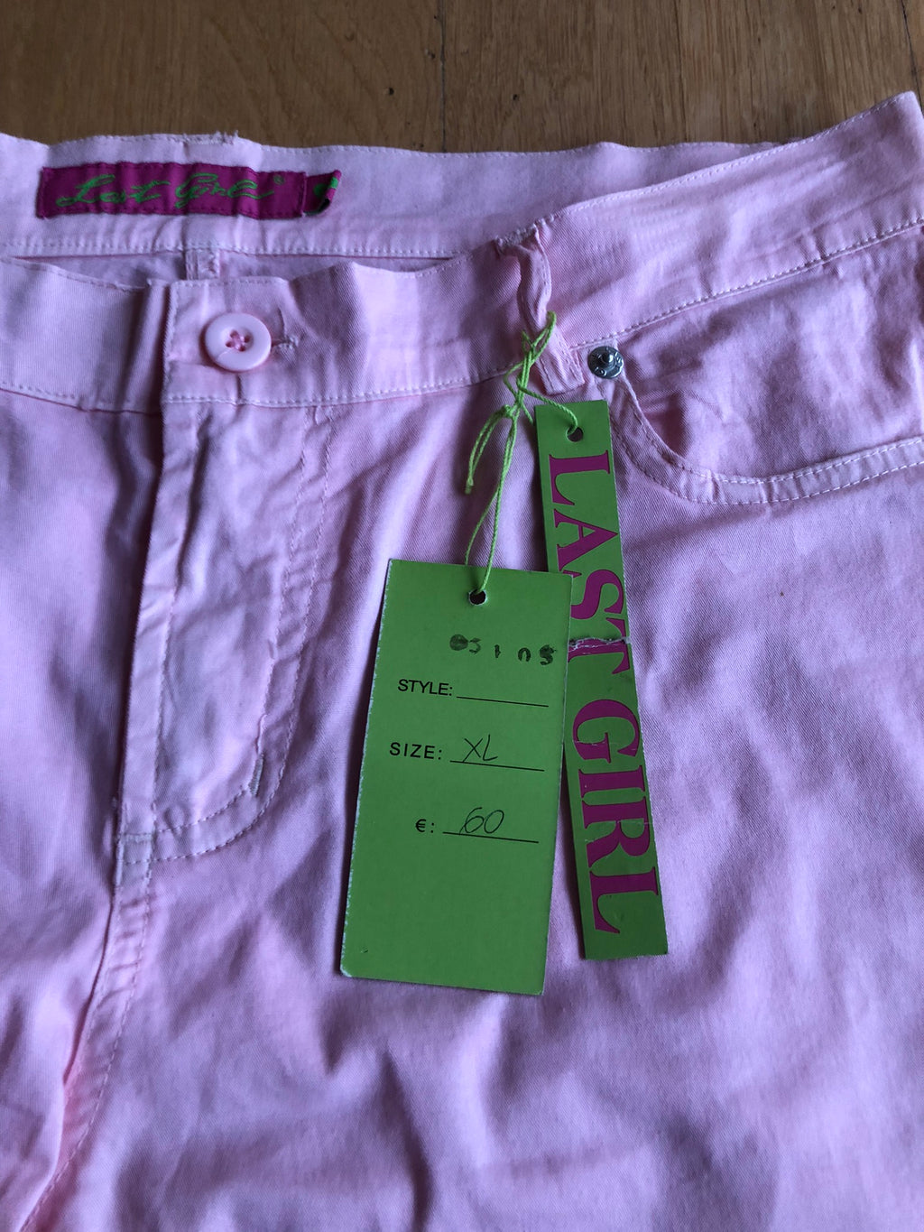 Pantalon évasé dégradé rose et fuchsia