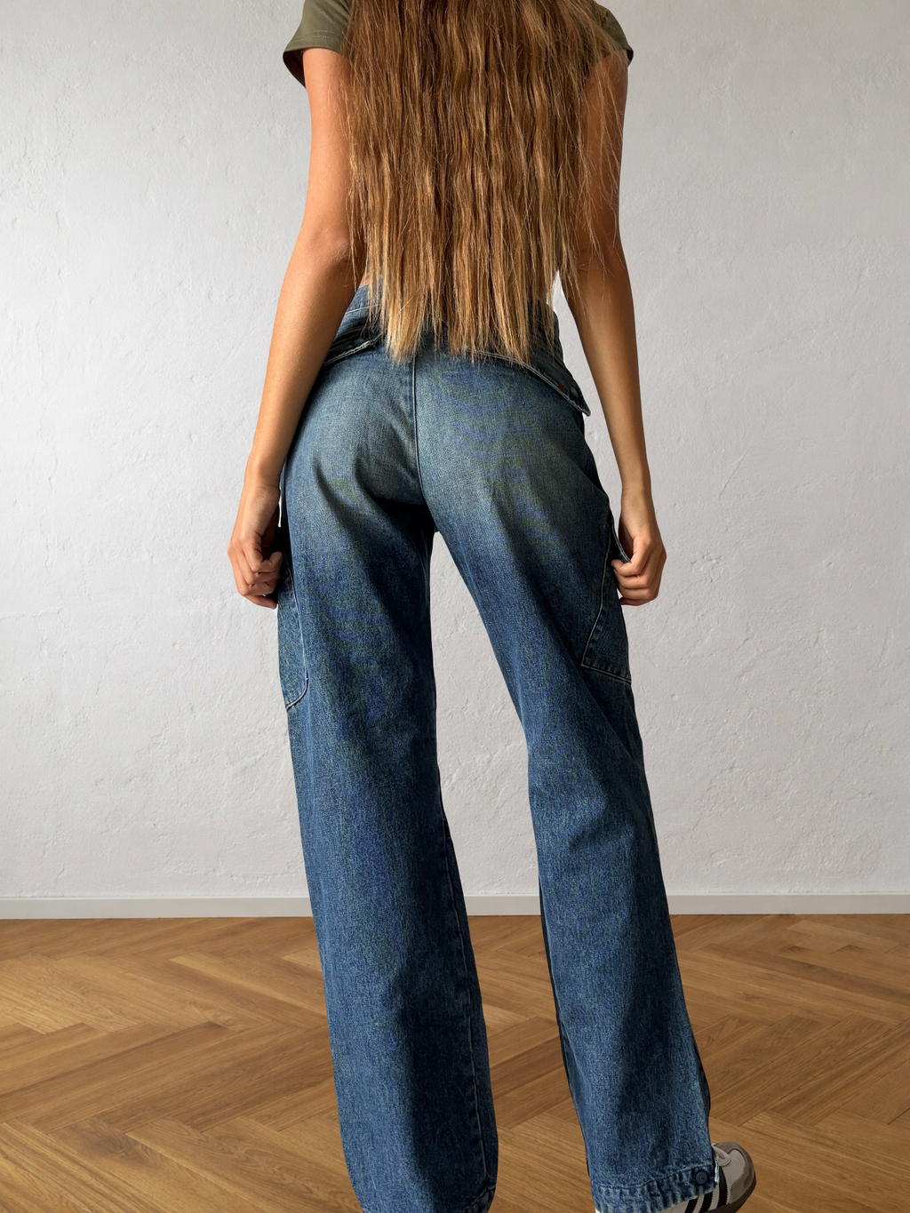 Jeans cargo svasati anni 90