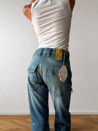Jack & Jones anni 90 blu slavato cargo