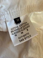 Pantalon cargo parachute blanc GAS années 2000