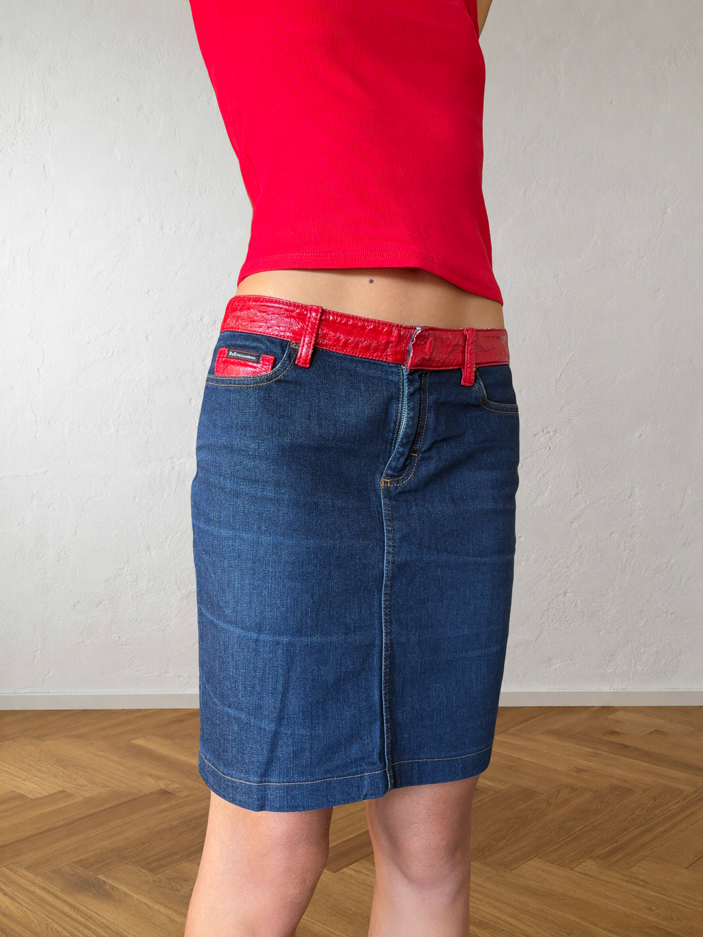 Gonna Dolce e Gabbana anni 90 in jeans