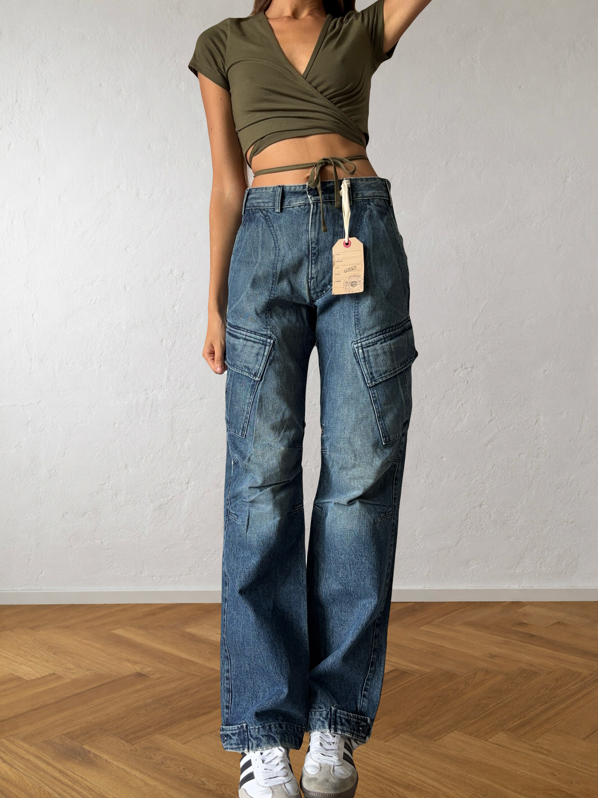 Jeans cargo svasati anni 90