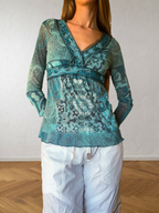 Y2K fairy half-sleeve top