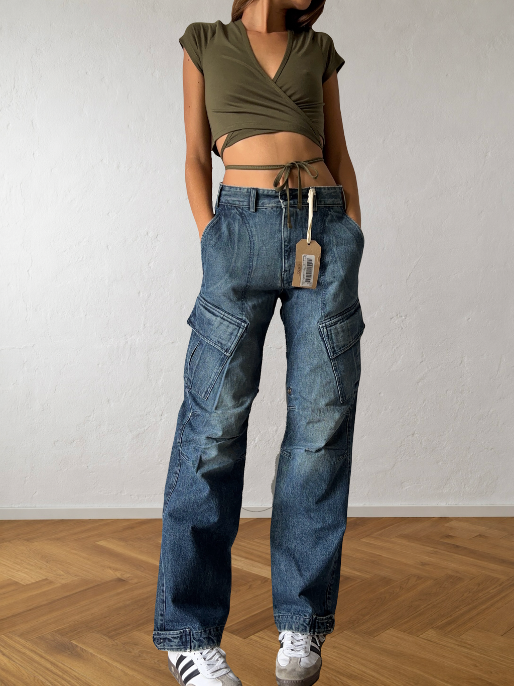 Jeans cargo svasati anni 90