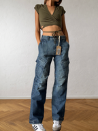 Jeans cargo svasati anni 90