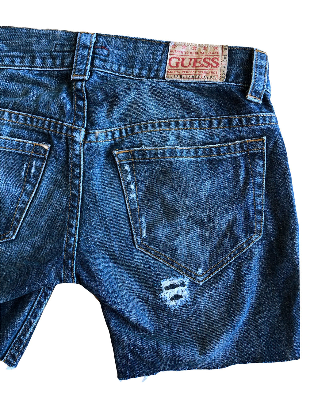 Shorts GUESS in denim anni 90