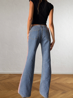 Jeans svasato disegni fatti a mano anni 2000