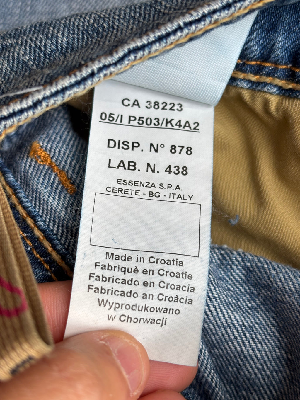 Jeans anni 90 gamba ampia dettagli cargo