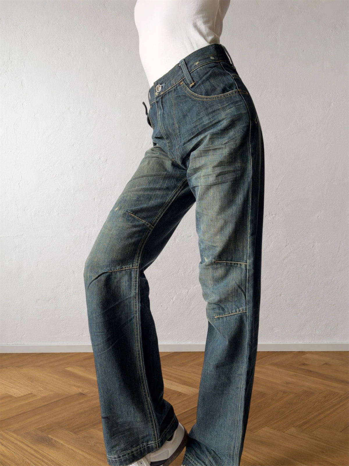 90s Energie Miss Sixty cargo jeans with back zipper
