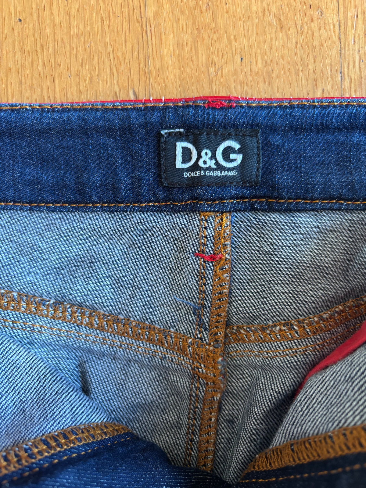 Gonna Dolce e Gabbana anni 90 in jeans