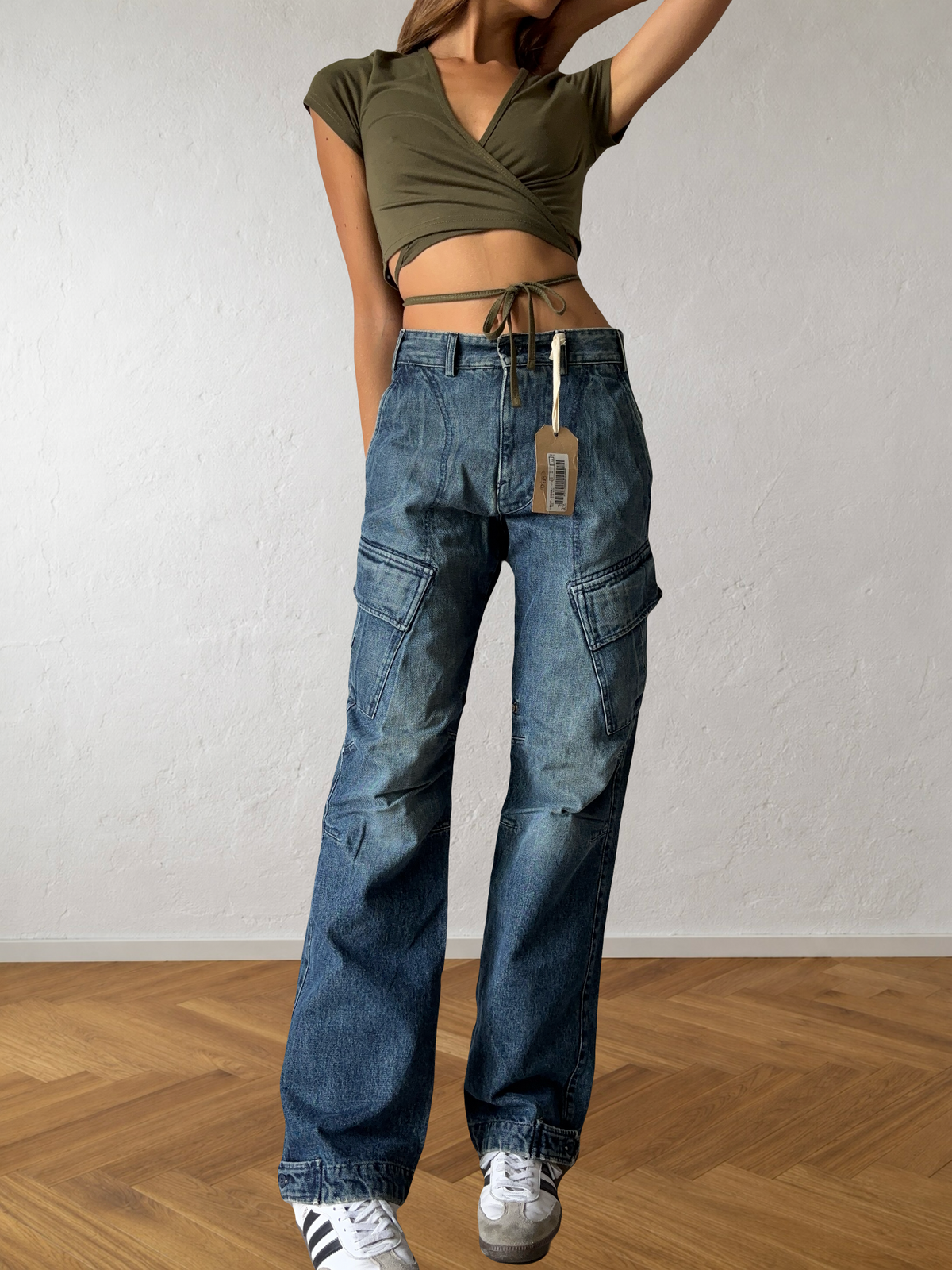 Jeans cargo svasati anni 90