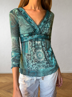 Y2K fairy half-sleeve top