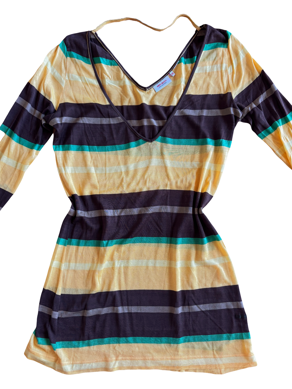 Haut / cache-maillot Miss Sixty Y2K col en V